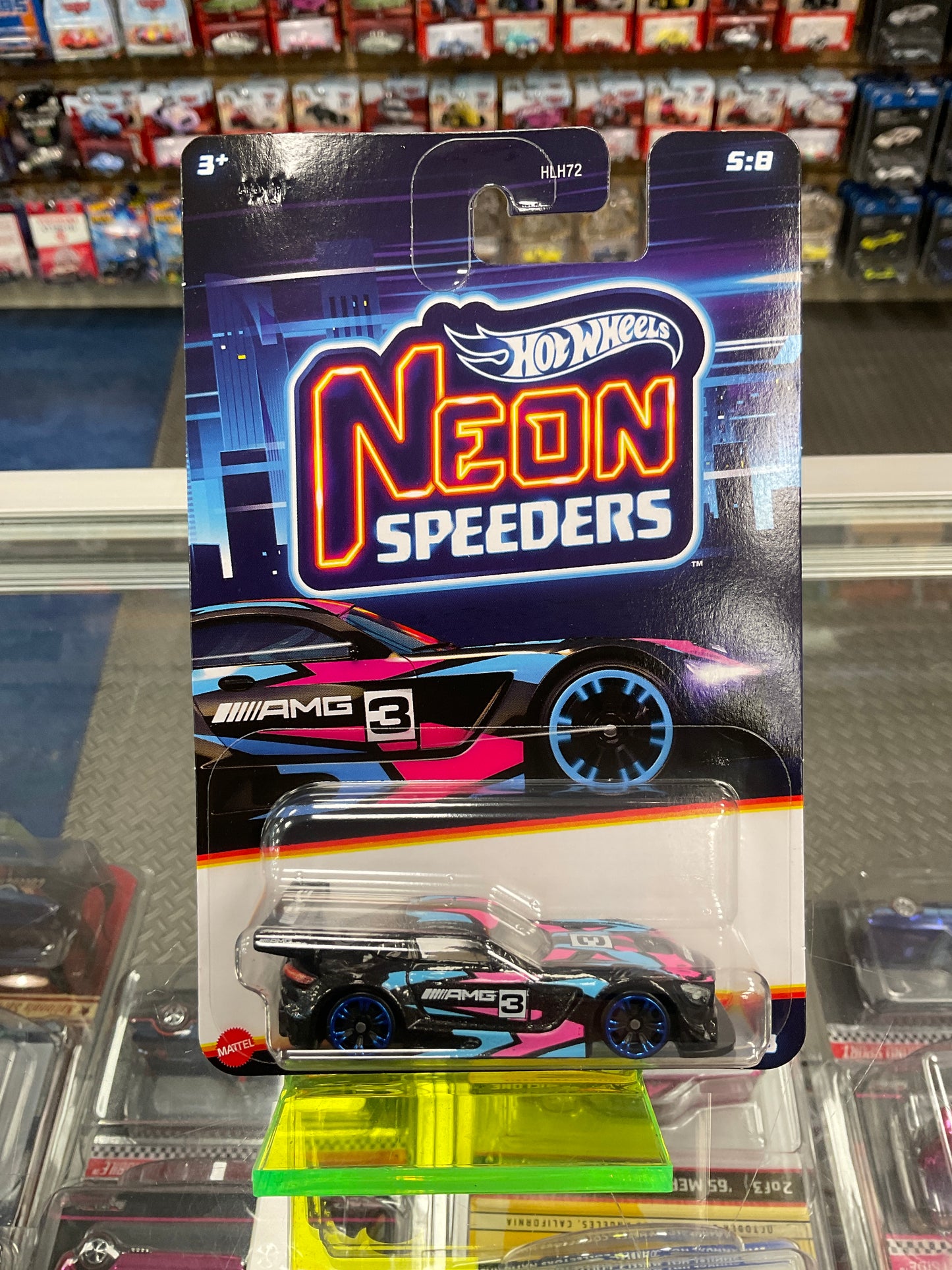 Neon Speeders set of 8 cars 956C