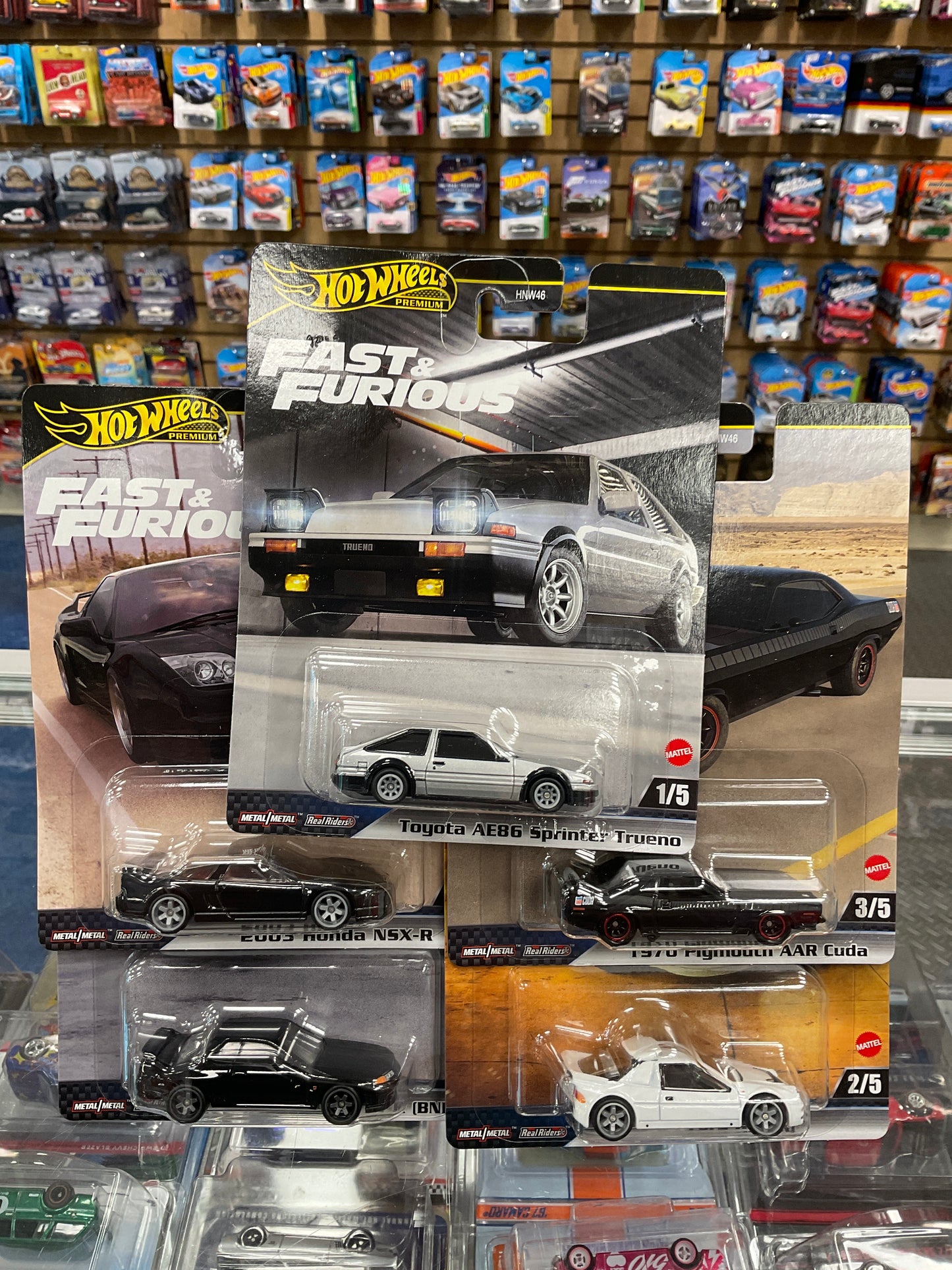 Hot wheels Fast & Furious 2024 E set of 5