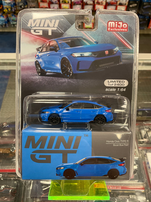 MiniGT 637 Honda Civic TYPE R Boost Blue Pearl