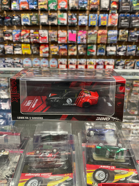 Inno64 LBWK Mazda RX-3 Savanna Advan