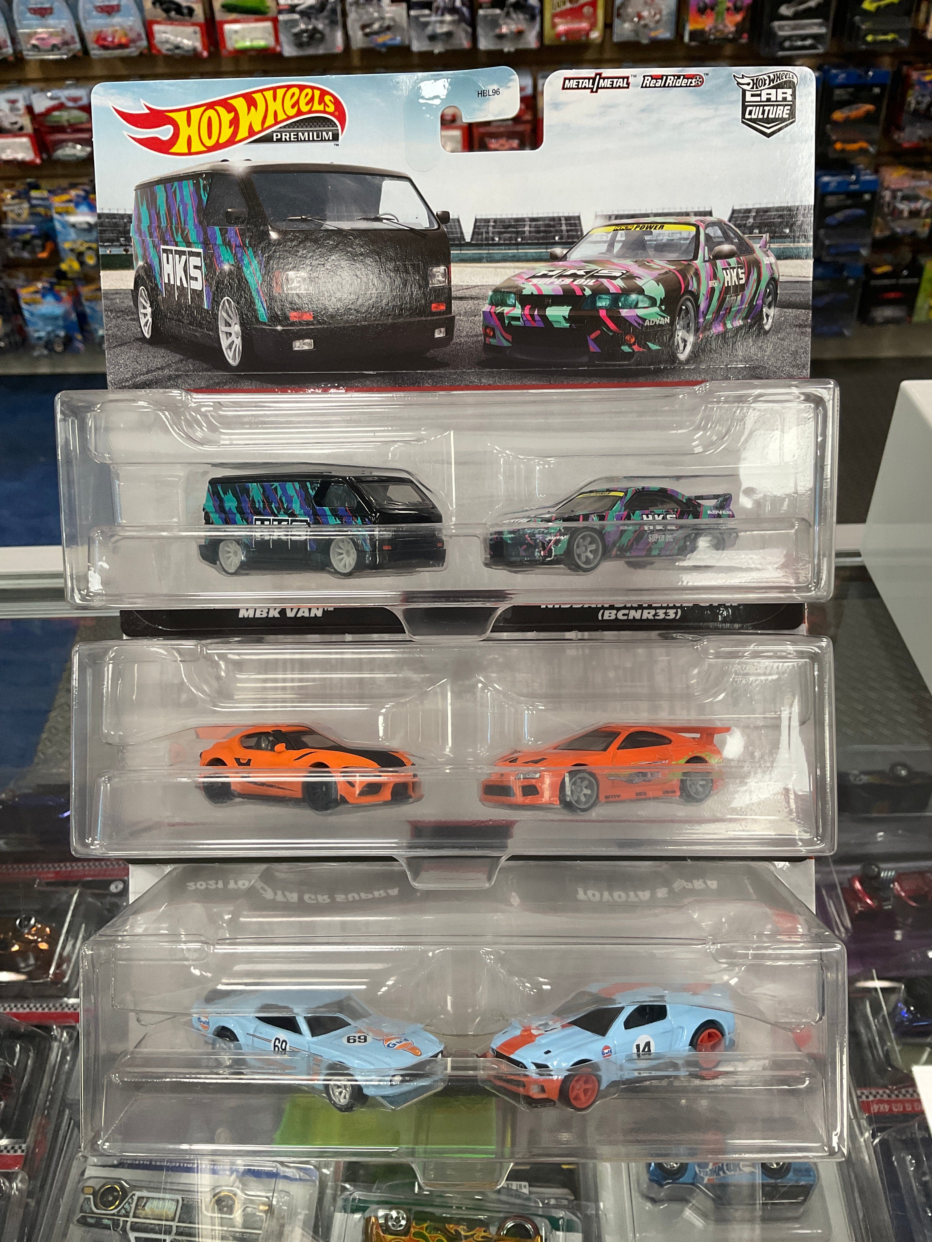 Hot wheels car culture gulf set on sale