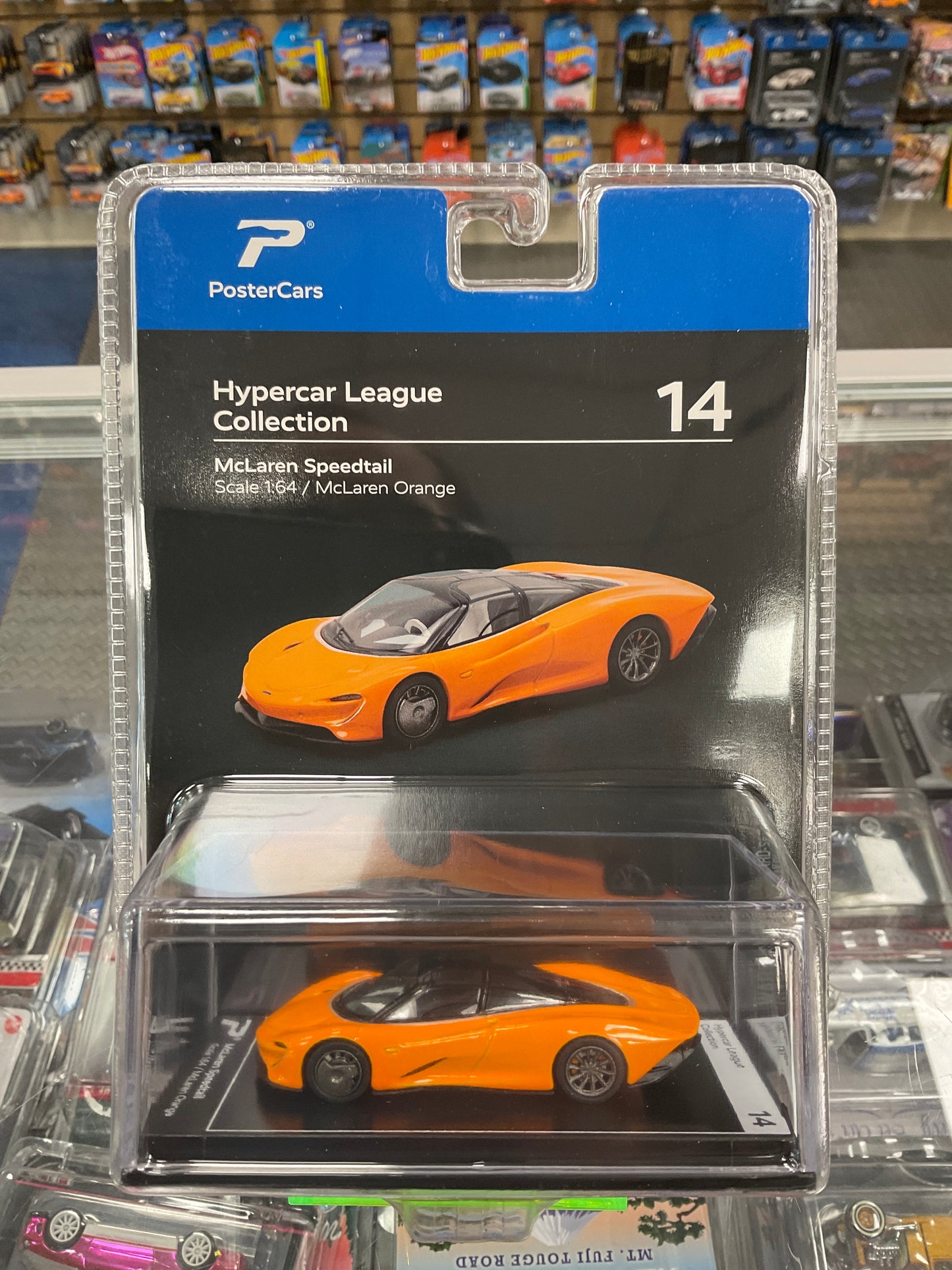 PosterCars League Collection McLaren SpeedTail Orange 14