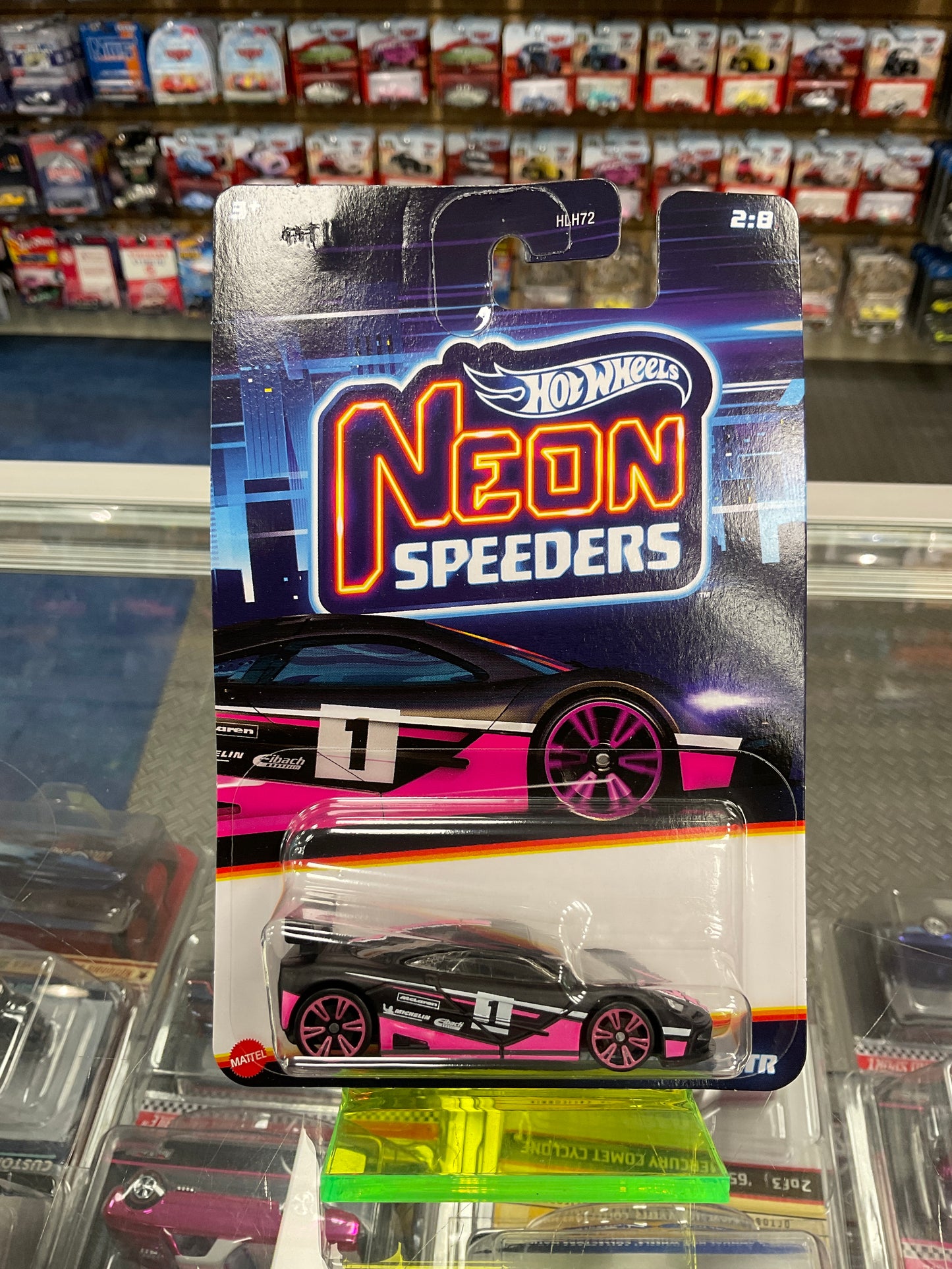 Neon Speeders set of 8 cars 956C