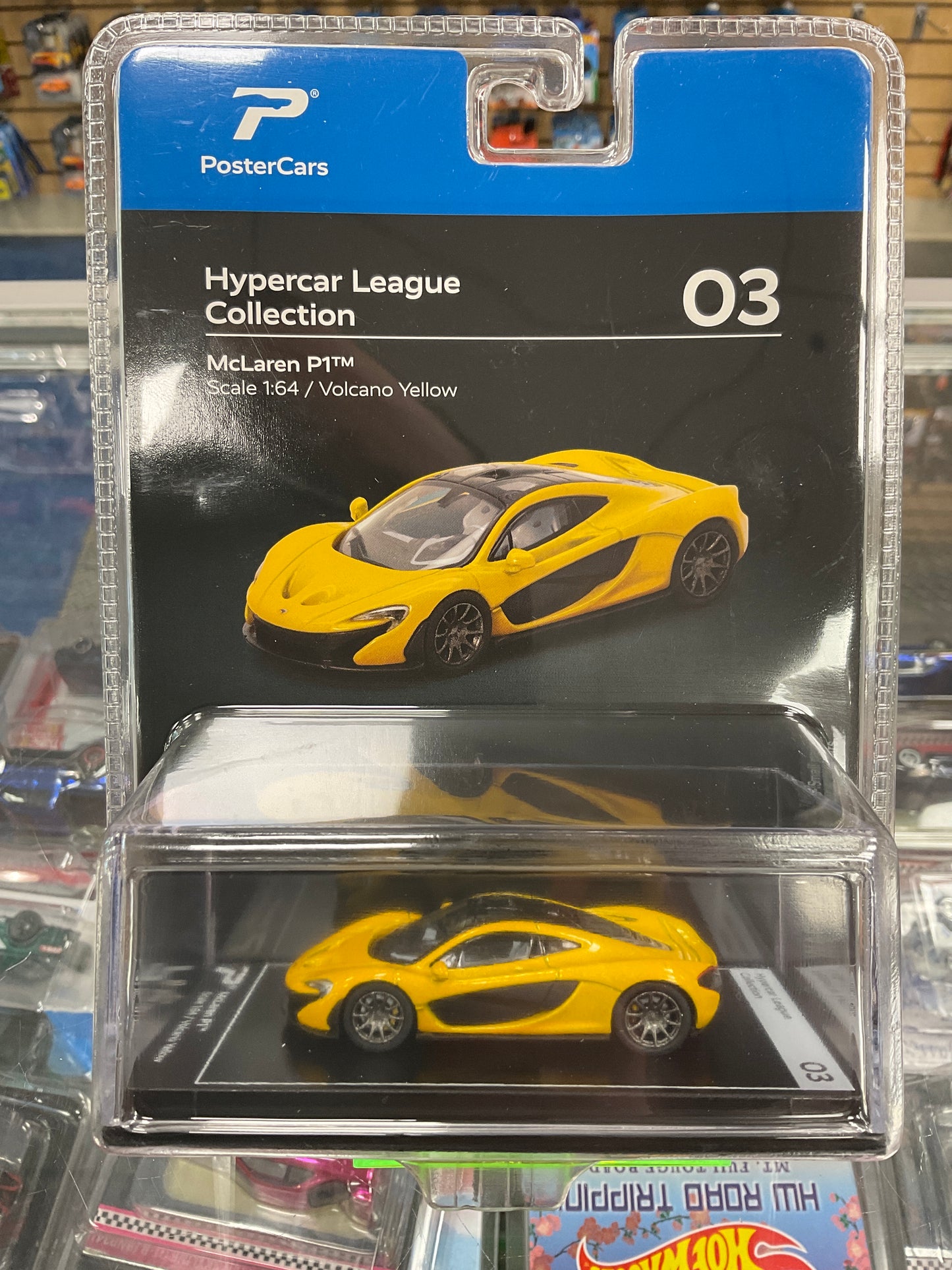 PosterCars League Collection McLaren P1 Volcano Yellow 03