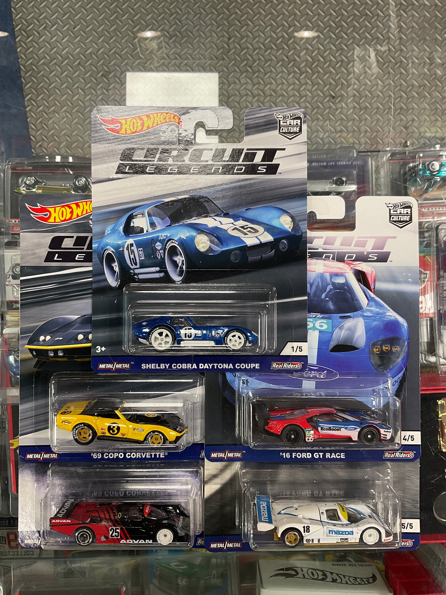 Hot Wheels Circuit Legends Set