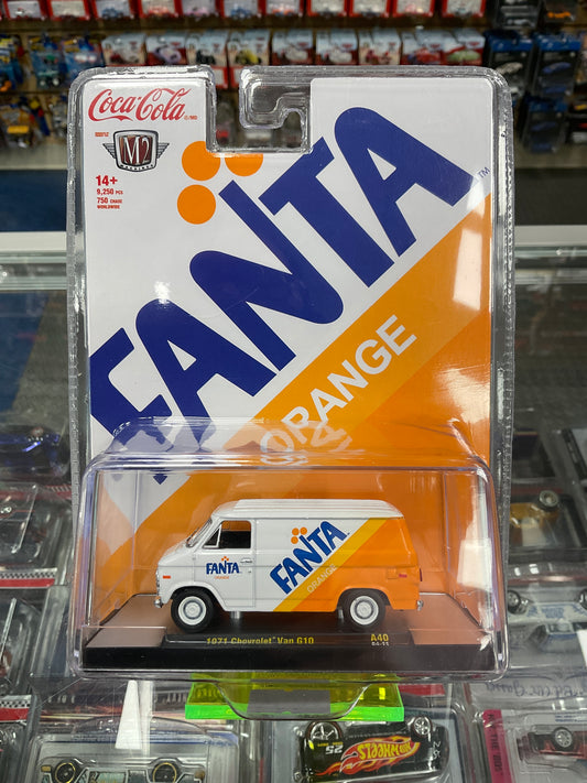 M2 machines Fanta Orange 1971 Chevrolet Van G10