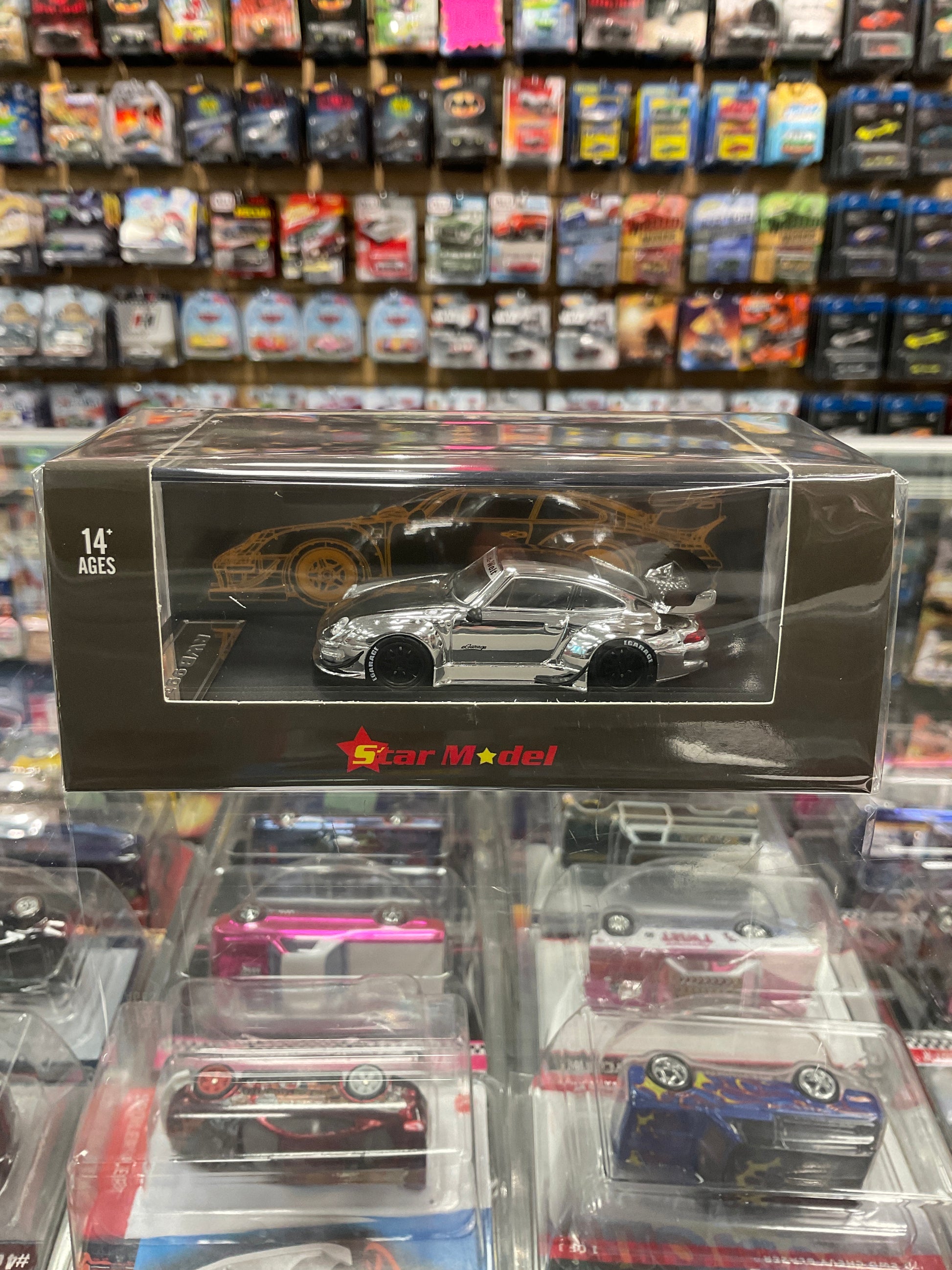 Star Model RWB Porsche 993 Silver Chrome – Diecastz