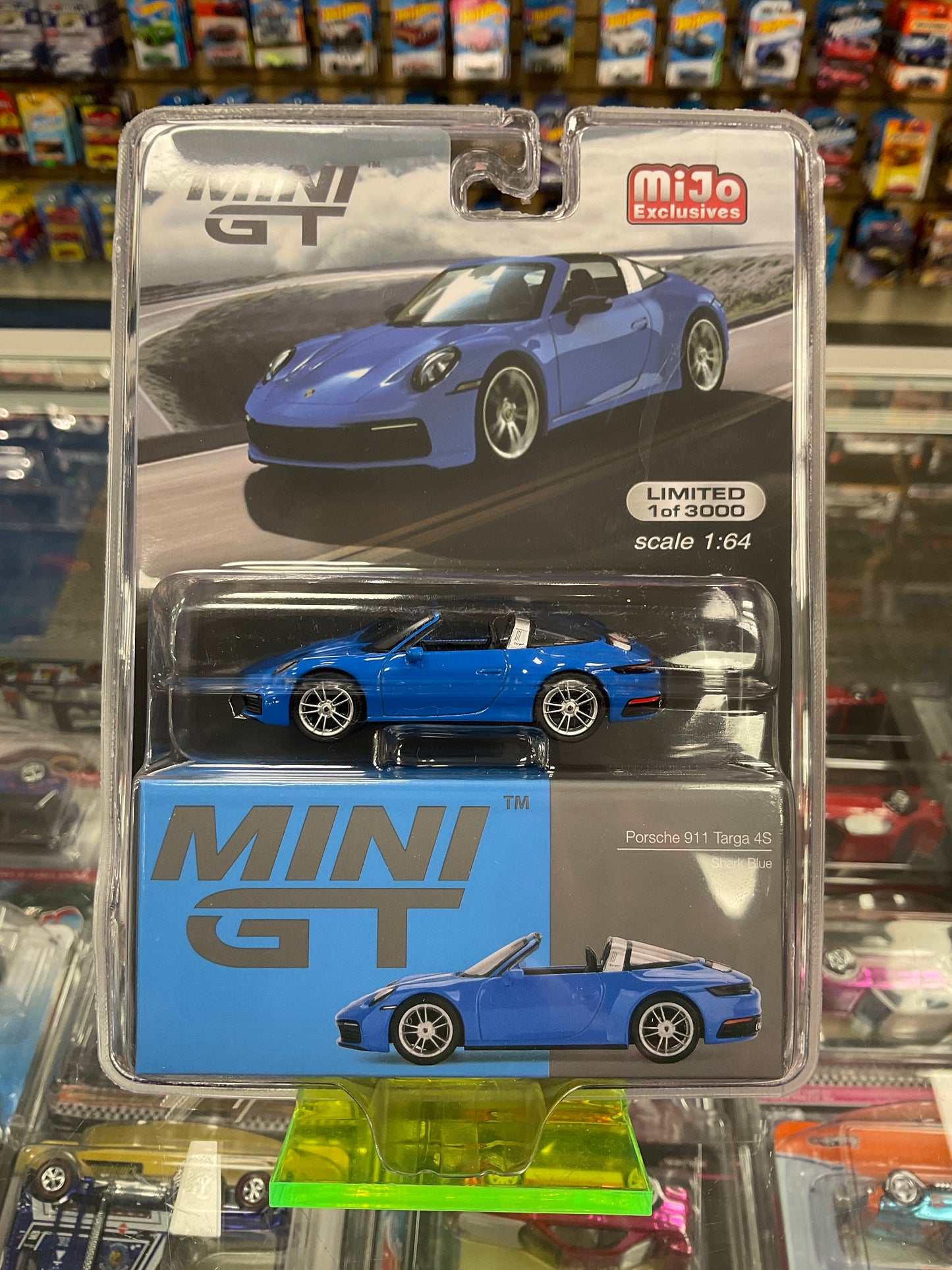 MiniGT 610 Porsche 911 Targa 4S Shark Blue