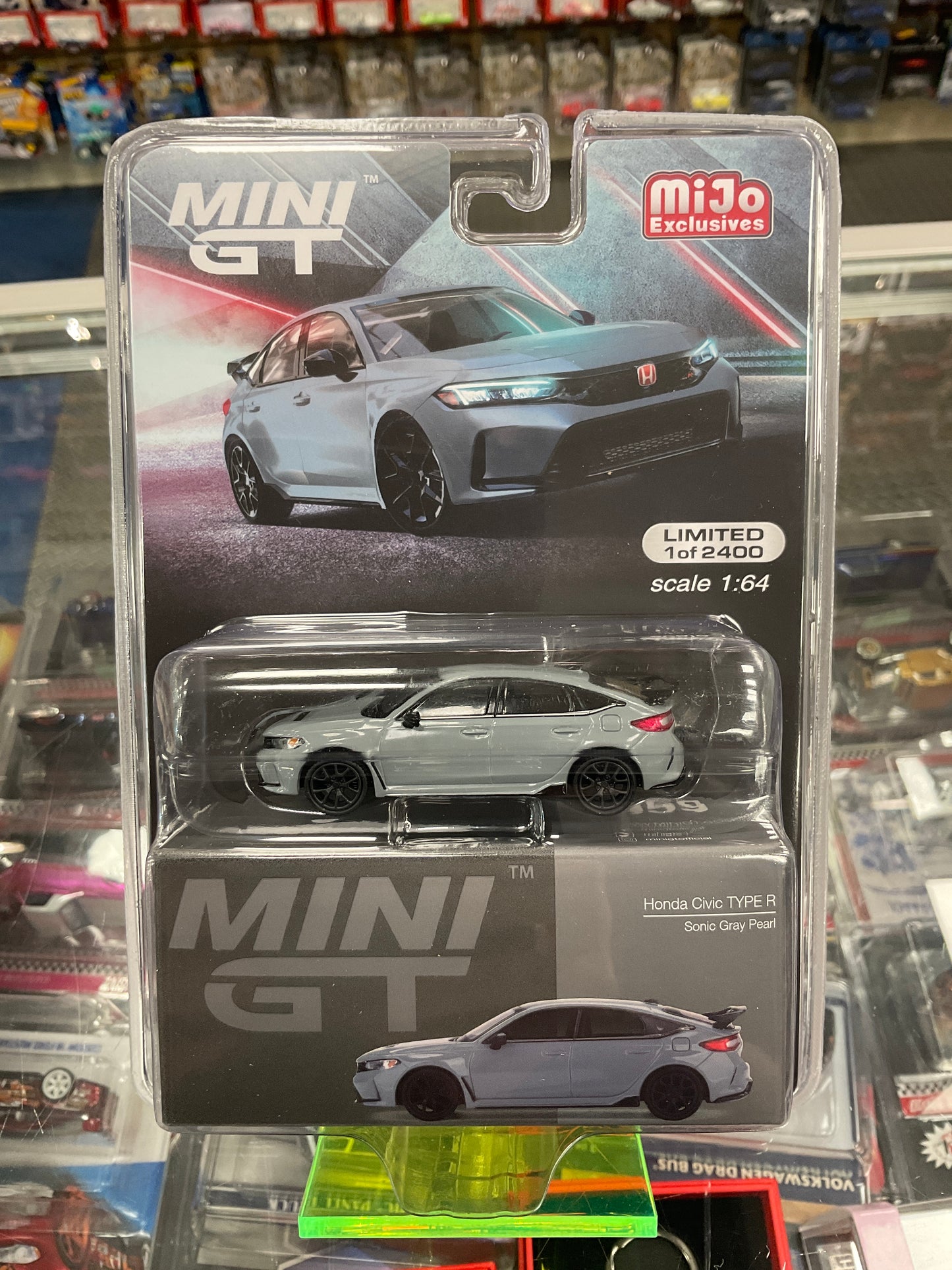 MiniGT 659 Honda Civic Type R Sonic Gray Pearl