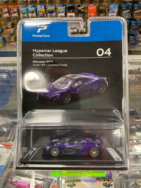 PosterCars League Collection McLaren P1 Lantana Purple 04